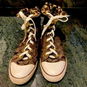 Coach high top sneakers